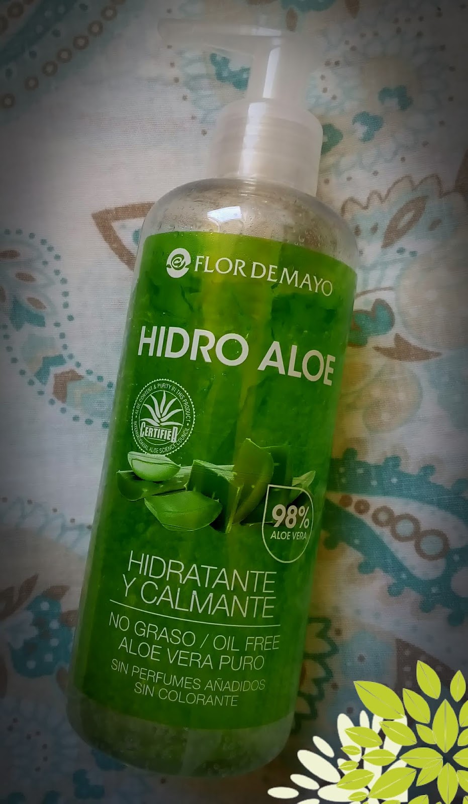 gel aloe sul viso