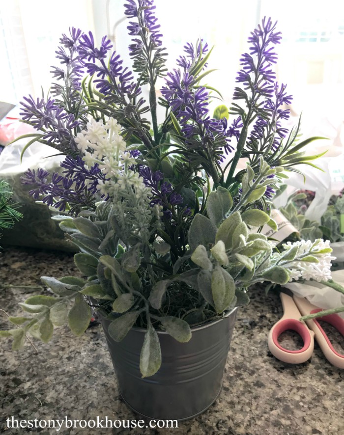 Adorable Floral Lavender Pot