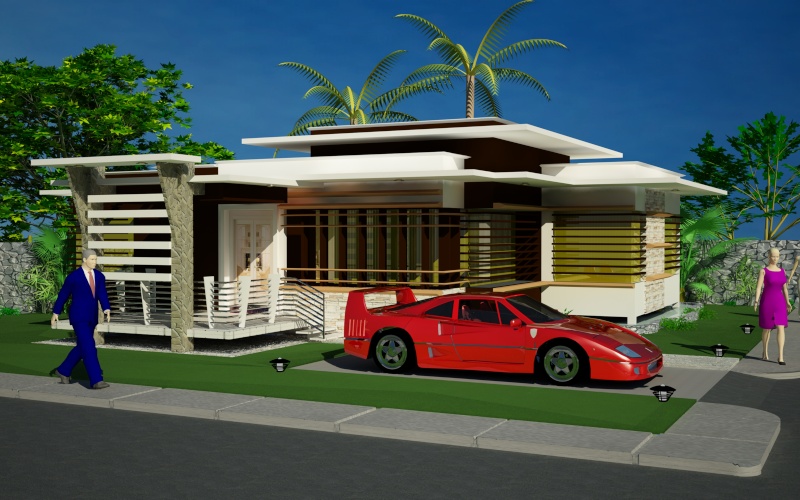  Modern  bungalows  exterior  designs  Home  Interior Dreams