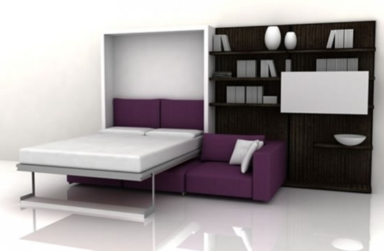 Modern Small Bedroom Furniture by Italian Company Clei