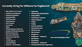 Currently Hiring for Offshore for Puglisevich 