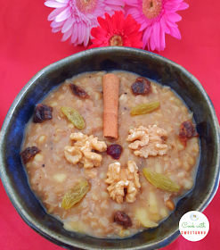 Traditional Albanian Wheat Pudding 