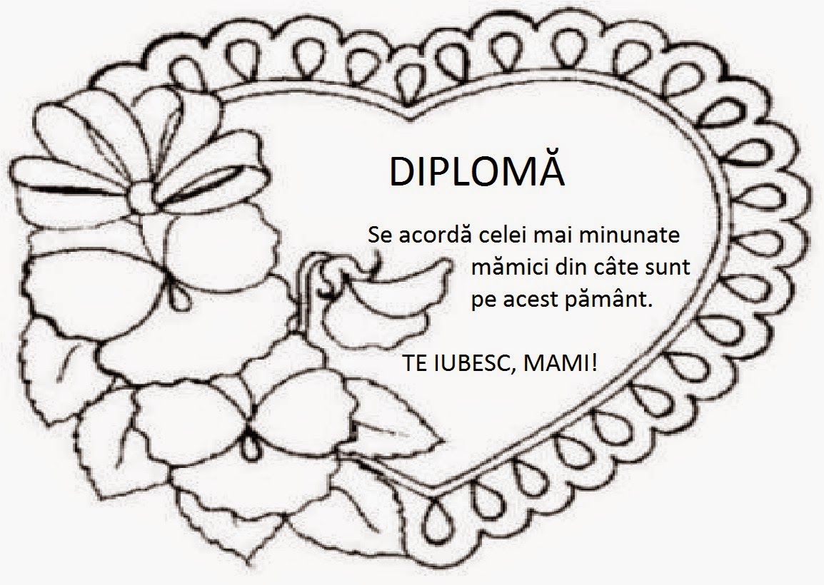 Diplome 8 Martie De Colorat