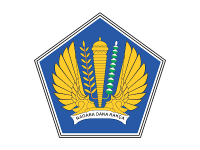 Logo Kementrian keuangan Indonesia CDR format