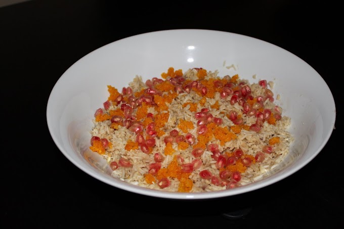 ARROZ PILAF CON GRANADAS