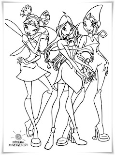 Ausmalbilder Winx Club