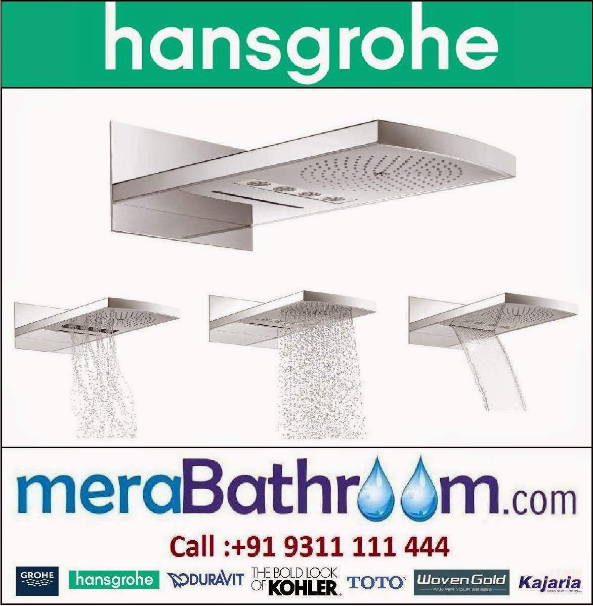 Hansgrohe Raindance Rainfall Overhead Shower
