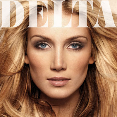 Listening to the new album by Delta Goodrem entitled Delta give a very pop