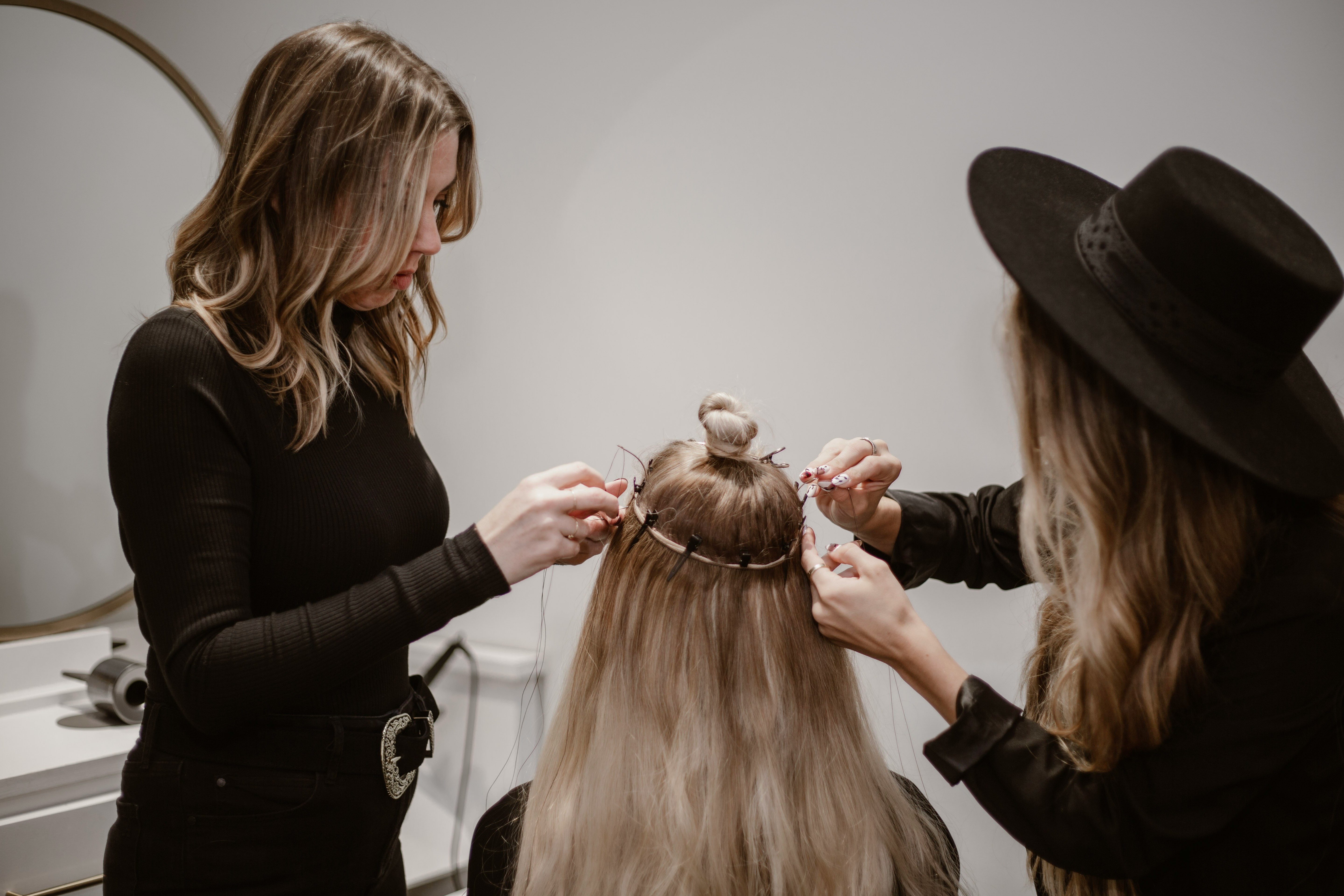 How to Put In Hair Extensions For Your Wedding Day