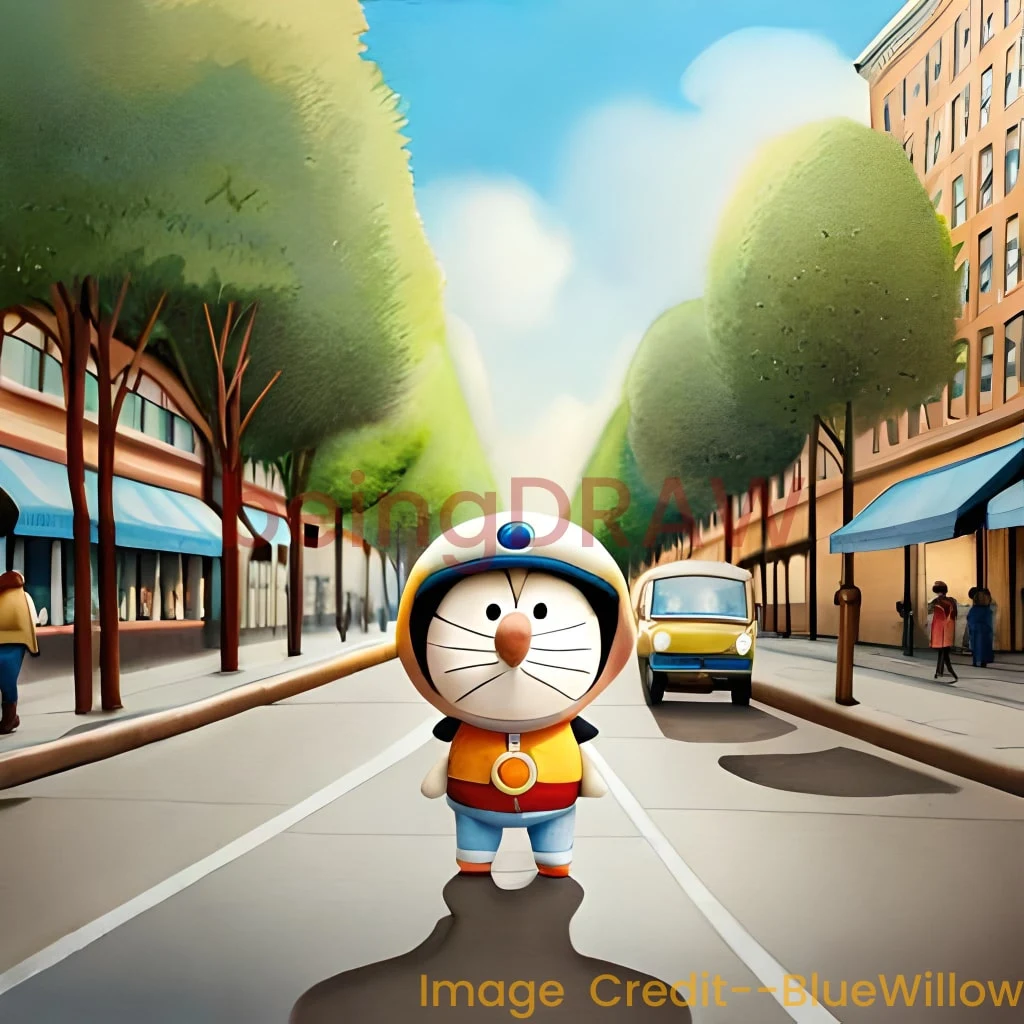 doraemon drawing