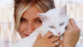 Foto Cameron Diaz dan Kucingnya