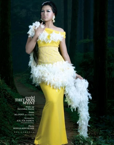 Sexy Myanmar Model Thet Mon Myint Fashion Superstar-2