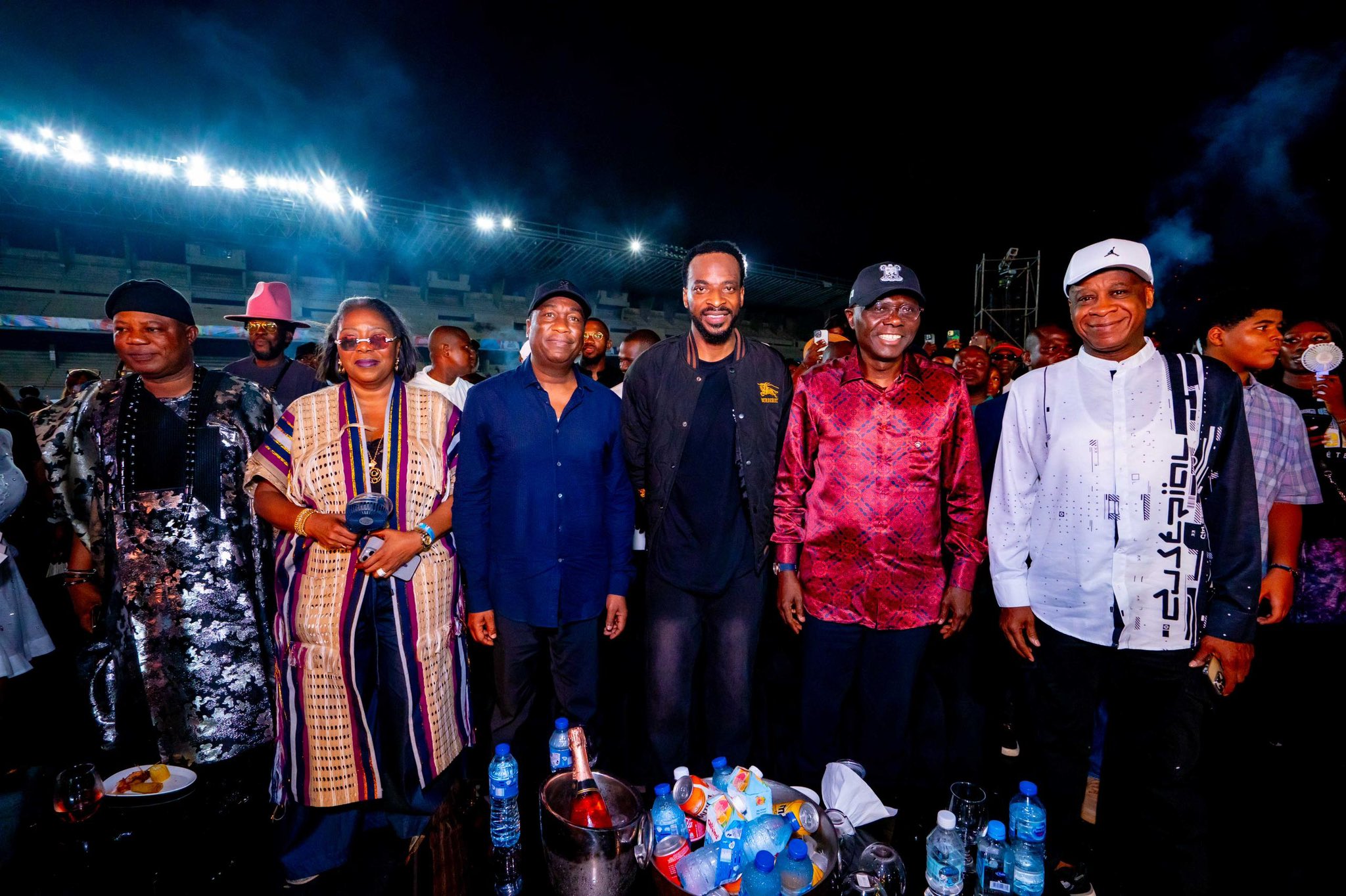 Obafemi Hamzat, Olamide, Babajide Sanwo-Olu, others at The Greater Lagos Countdown 225 which held from Tuesday 31 December, 2024 to Wednesday 1 January, 2025