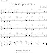 Land Of Hope And Glory, free clarinet sheet music notes. Email ThisBlogThis!