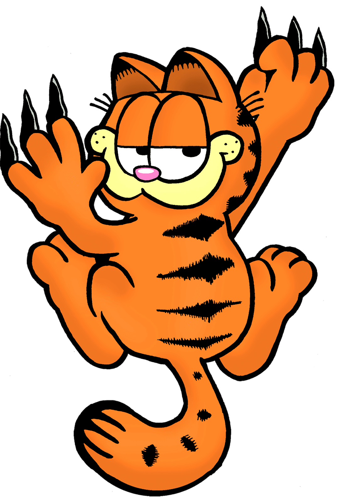 personajes de garfield png fondo transparente