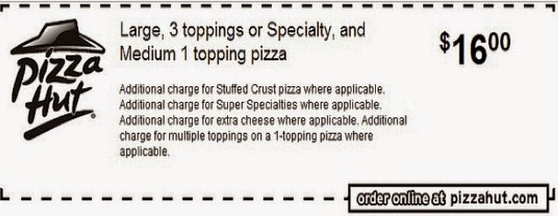 pizza hut coupons 2018