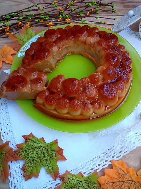 Flan de calabaza sin horno (con Monsieur Cuisine) Pumpkin, cinnamon, postre, otoño, Cuca