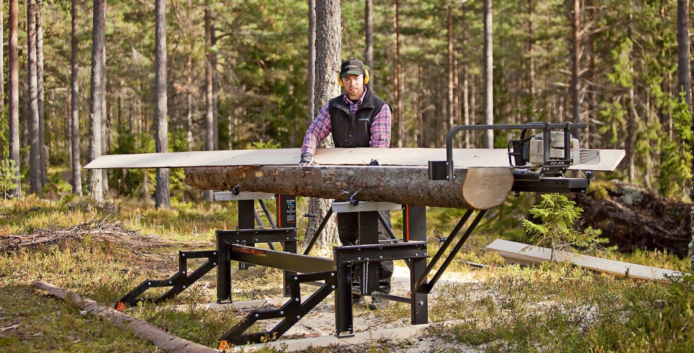 The Ultimate Portable Sawmill Swedish Logosol M8