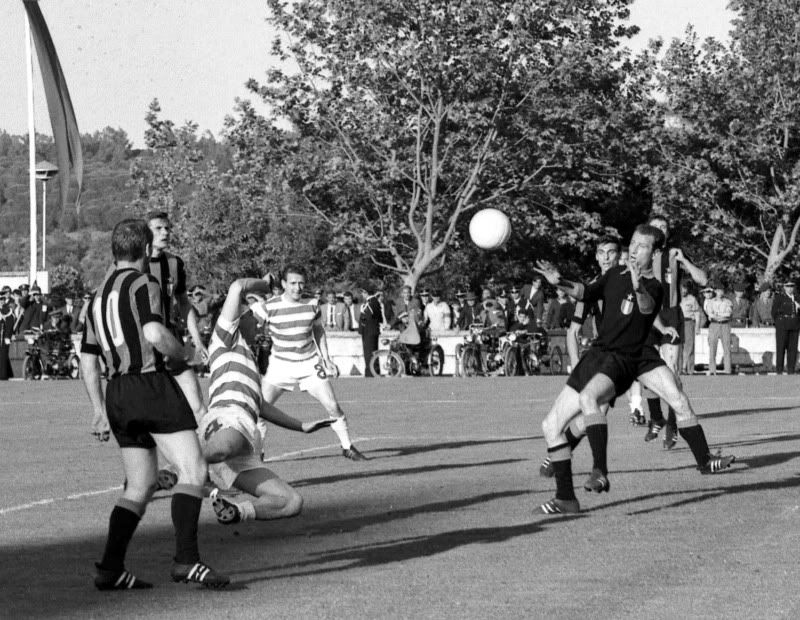 Old Scottish Football: Celtic v Inter Milan 1967 European Cup Final Lisbon