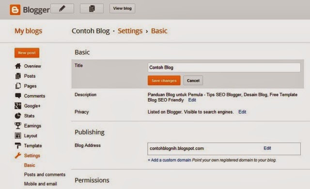 Tips SEO Dasar untuk Blogger Pemula: Mengubah Nama dan 