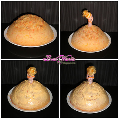 Cara Mudah Deco Kek Puteri. Cara Deco Princess Cake Simple. Deco Kek Princess Cake Dengan Butter Cream. Cara Deco Kek Puteri / Anak Patung / Doll Yang Simple.