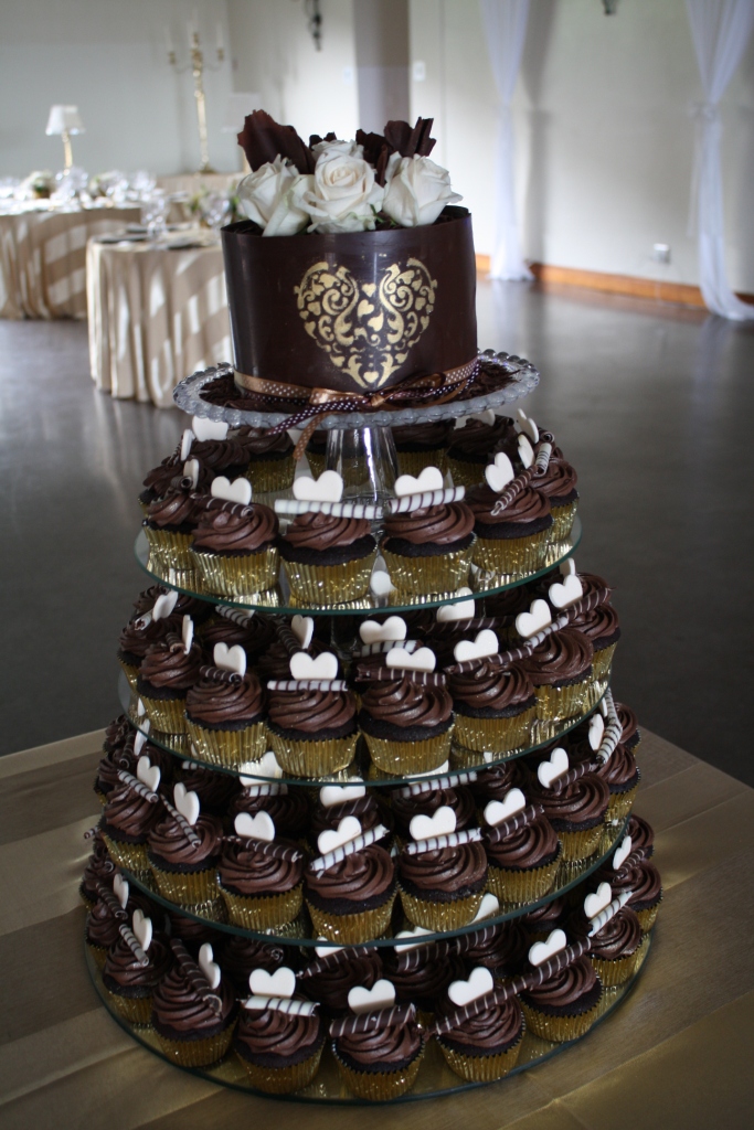 Choc n Cherry Wedding  Cupcakes  Dessert Tables