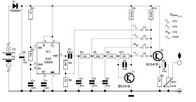 Signal Generator with 555 Circuit Diagram