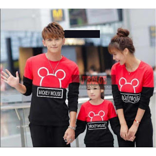 jual baju couple Sweater Couple Family Mickey 