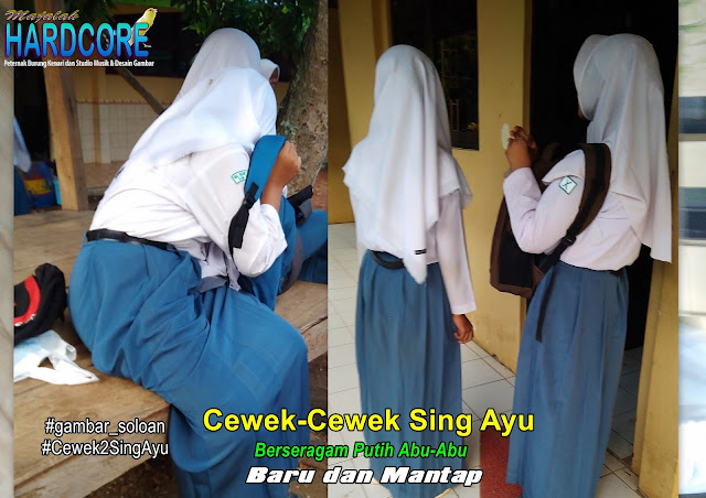 Gambar Siswa-Siswi SMA Negeri 1 Ngrambe (Cover Putih Abu-Abu) - Buku Album Gambar Soloan edisi 4