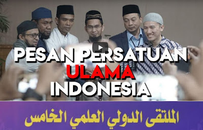 Link Vidio Seruan Persatuan dari ulama terkenal Indonesia: UAS, UAH, Ustadz Bachtiar Nasir, Ustadz Felix Siauw, Ustadz Fadlan, Ustadz Abdullah Hadrami.