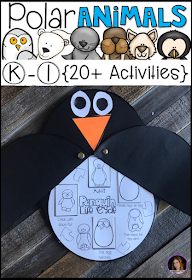Arctic and Polar Animal {20+ Activities} for Kindergarten and First Grade 