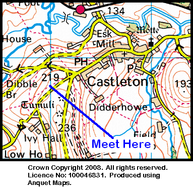 Map of Castleton Area