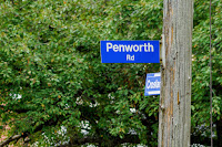 Penworth Sign in Terraview Park, Toronto