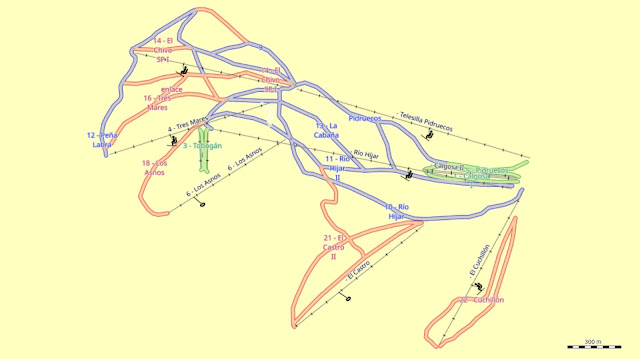 Mapa de Pistas de Alto Campoo