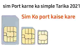 Sim port kaise kare