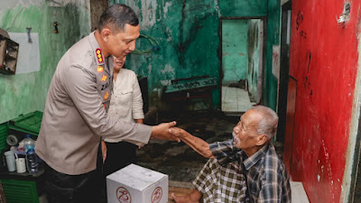 Wujud Cinta Kasih Polrestro Tangerang Kota di Hari Bhayangkara ,2500 Paket Sembako Disebar di 17 Lokasi 