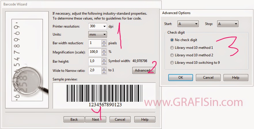 Membuat BarCode, ISBN, ISSN dan lainnya di CorelDraw X7 