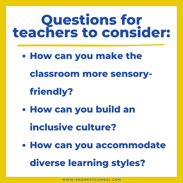 Questions for teachers to consider when it comes to autistic masking