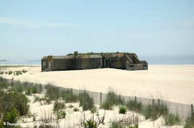 World War II Bunker on the Beach Cape May New Jersey