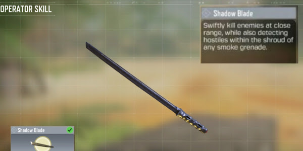 What is the Shadow Blade Operator Skill in COD Mobile?