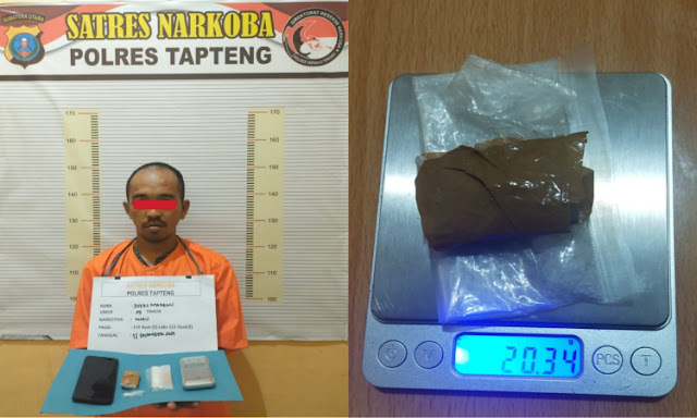 Hendak Transaksi Narkoba AJM Ditangkap, Petugas Amankan 20,34Gram Sabu