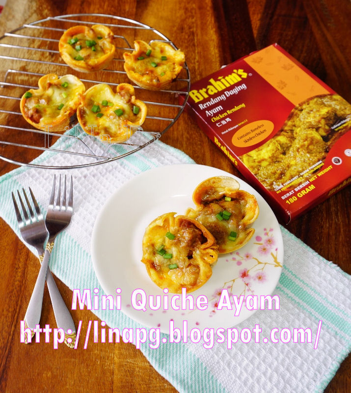 Mini Quiche Mudah Dan Sedap (Guna Roti Sebagai Crust 