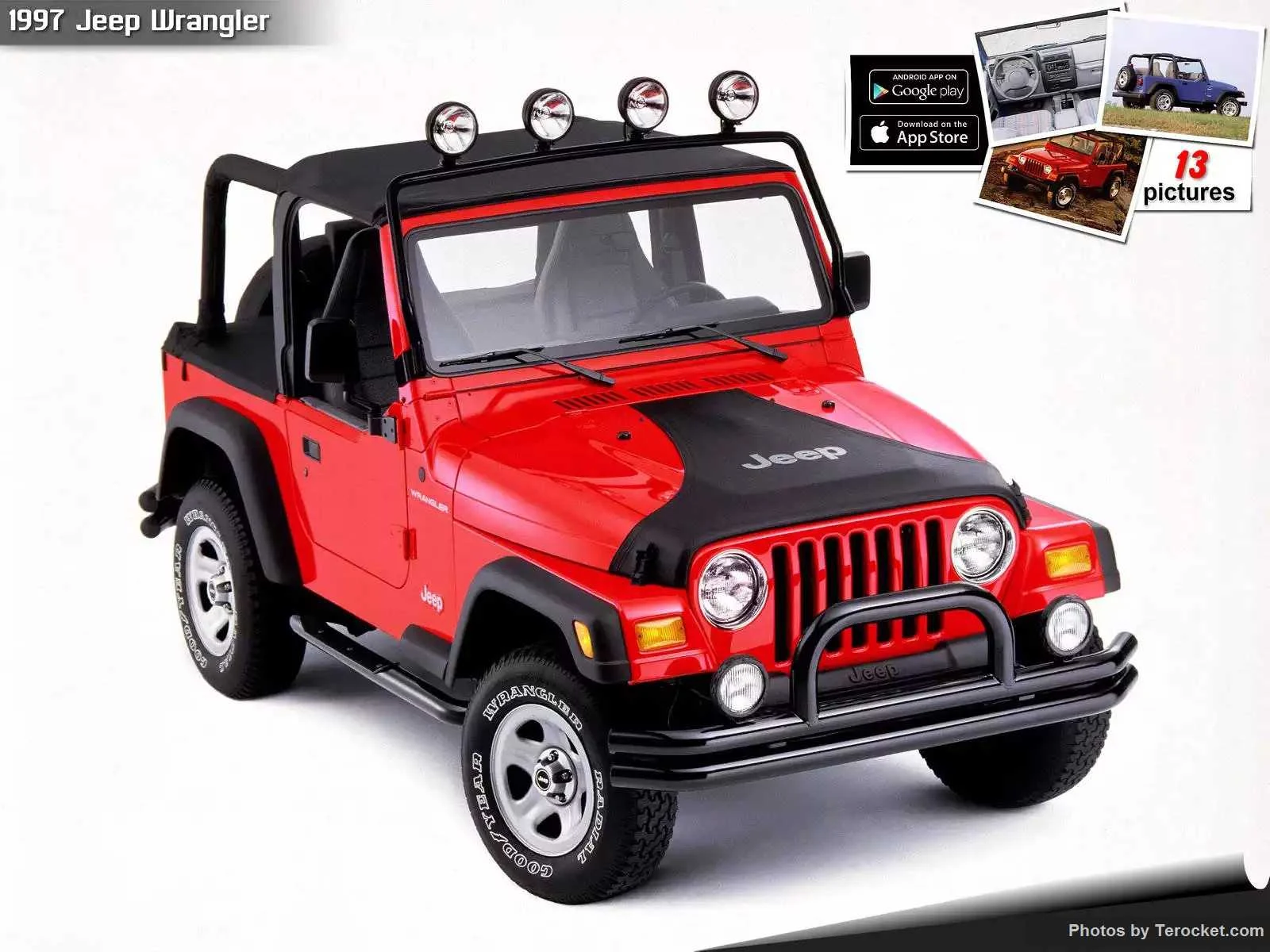 Hình ảnh xe ô tô Jeep Wrangler 1997 & nội ngoại thất