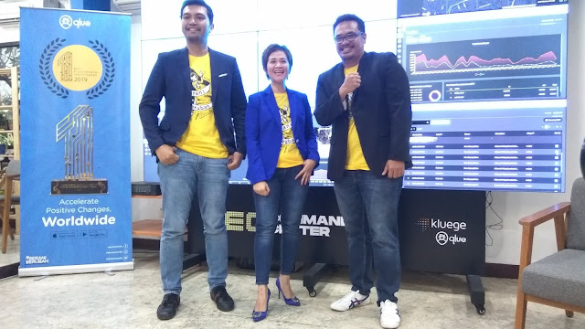 Rama Aditya (Founder&CEO Qlue), Maya Arvini (Chief Commercial Officer), Andre Hutagalung (Co founder& Chief Technology Officer) (dok.windhu)