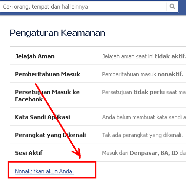 Cara Menutup Akun Facebook