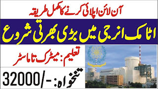 Atomic Energy Jobs 2023 Advertisement - PAEC Jobs 2023 Online Apply