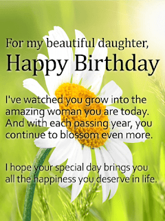 Happy Birthday Daughter