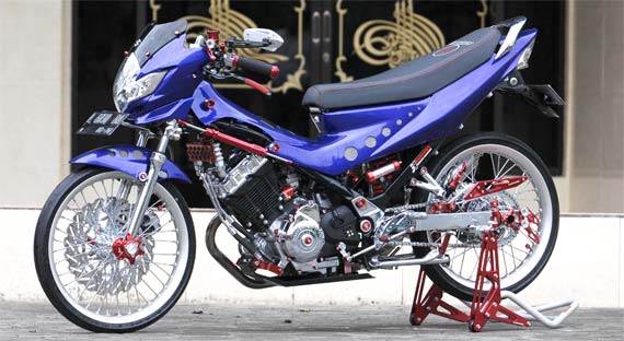 Foto Modifikasi Suzuki SATRIA F150 Hyper Underbone 