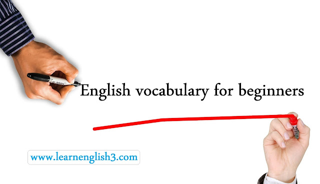 English vocabulary for beginners