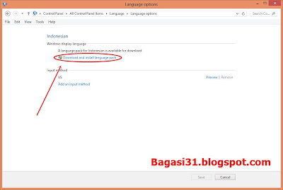Cara Ganti Bahasa di windows 8 menjadi bahasa indonesia